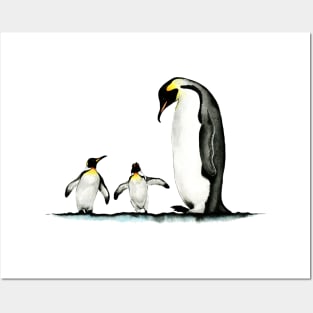 Three Penguin Posters and Art